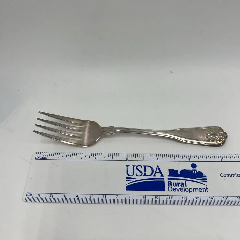 International Silver-plate Korea Salad Fork Royal Shell / Shell Tip Replacement